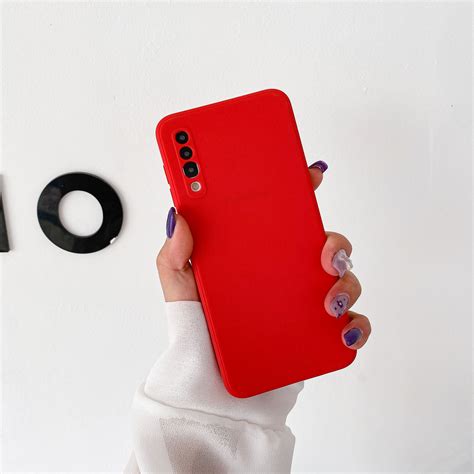 Liquid Silicone Soft Solid Color Phone Case For OPPO A11X A96 5G A31 ...