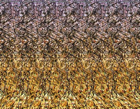 an abstract image of many plants growing in the field with yellow and ...