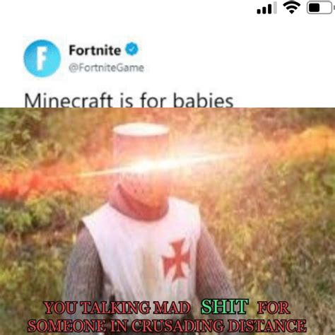 FORTNITE BAD MINECRAFT GOOD : r/dankmemes