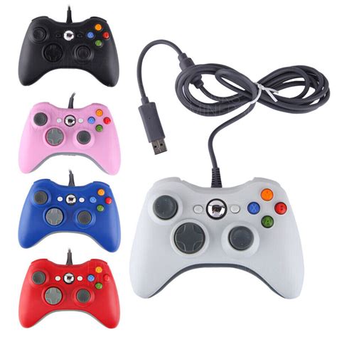 Wired Controller USB For PC Compatible With Xbox 360 / Windows 7 8 10 ...