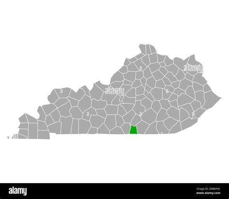 Map of Clinton in Kentucky Stock Photo - Alamy