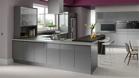 Fusion Gloss Grey - EA Kitchens