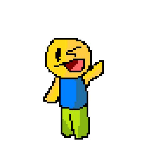 Drew a pixel art noob. : r/roblox