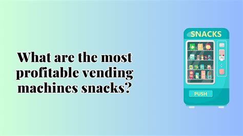 What are the most profitable vending machines snacks? - Vending Machine ...