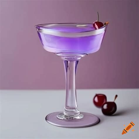 Cocktail with cherry on top on Craiyon