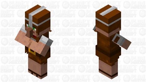 Villager with Guards Armor Minecraft Mob Skin