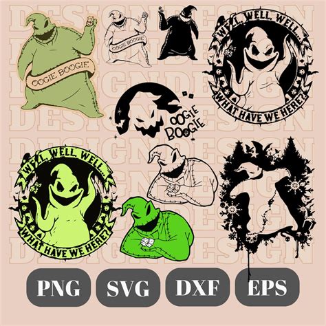 Oogie Boogie Svg, Oogie Boogie Png Halloween Svg Svg, Png, Dxf Designs ...