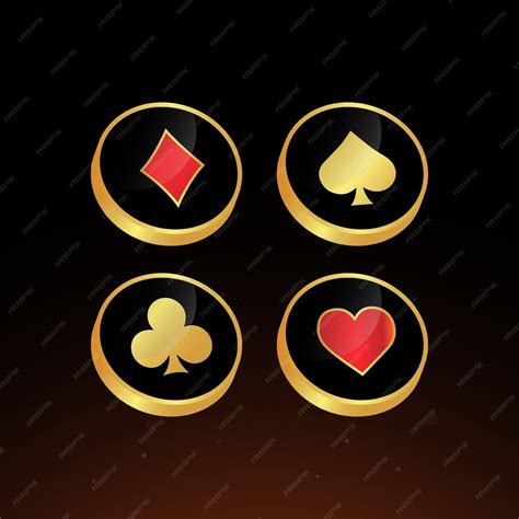 Premium Vector | Set of symbols deck of cards for playing poker and casino