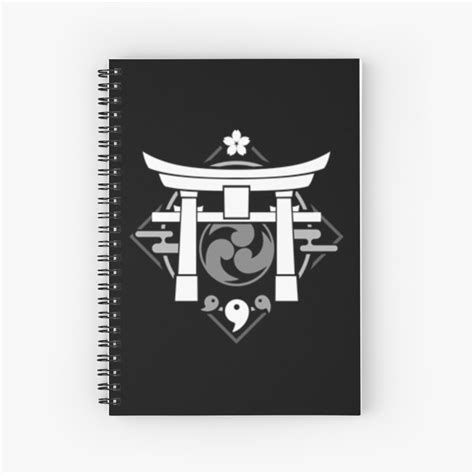 "Genshin Impact Inazuma Emblem / Banner / Logo / Icon" Spiral Notebook for Sale by MOVIEKING ...
