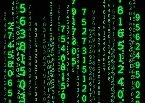 Digital Permutation Matrix Overlapping Green Background, Digital, Matrix, Background Background ...