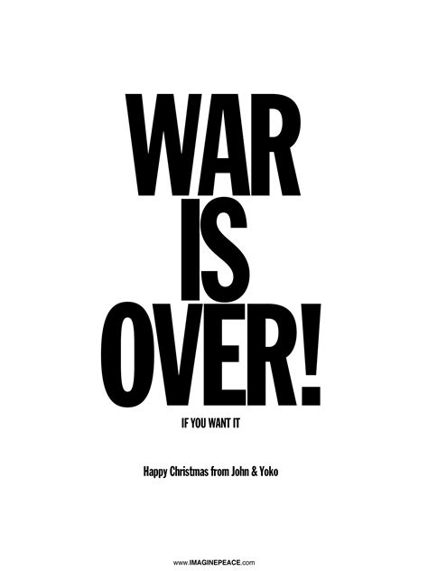 War is Over – John Lennon & Yoko Ono’s massive poster campaign
