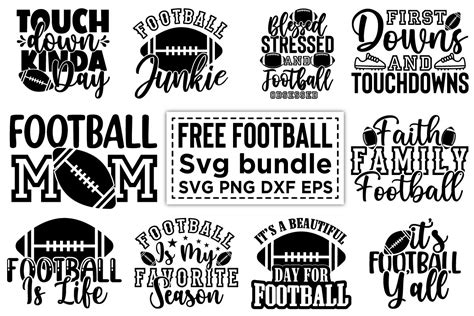 Football Svg Bundle