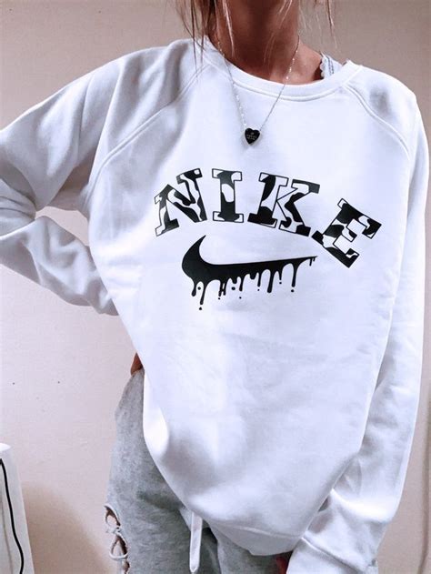 Nike cow crew | THE CUSTOM MOVEMENT in 2021 | Trendy sweatshirt, Cute ...