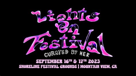 Lights On Festival 2023 Lineup - Sep 16 - 17, 2023