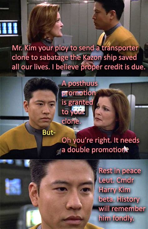 ENSIGN Harry Kim #StarTrek Voyager | Star trek funny, Star trek voyager ...