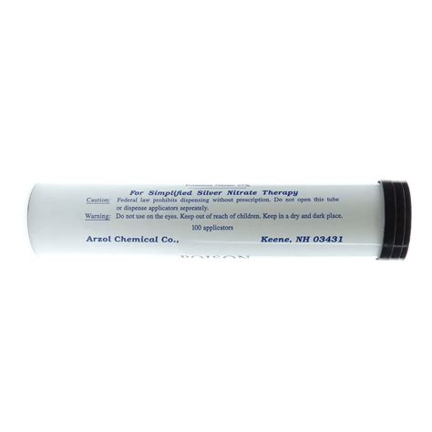 Silver Nitrate Applicators, 6", 100 Applicators/Tube | McGuff