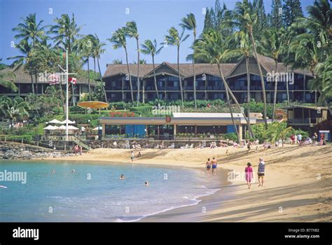 Napili Beach Resort Maui Hawaii Stock Photo - Alamy