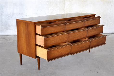 SELECT MODERN: Mid Century Triple Dresser Credenza