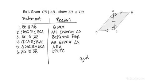 Completing Proofs Involving Congruent Triangles, Parallel or Perpendicular Segments & CPCTC ...