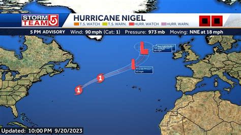 Updated Hurricane Lee maps: Forecast cone, wind gusts, more