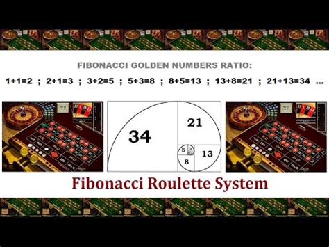 The Fibonacci roulette system. Based on numbers sequence from the "golden ratio" of 1,618. - YouTube