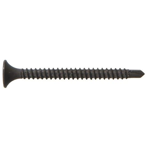 Everbilt #6 2 in. Phillips Bugle-Head Self-Drilling Drywall Screw 1 lb.-Box (187-Pack)-116013 ...