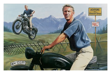 Steve Mcqueen Motorcycle Jump Great Escape | Reviewmotors.co