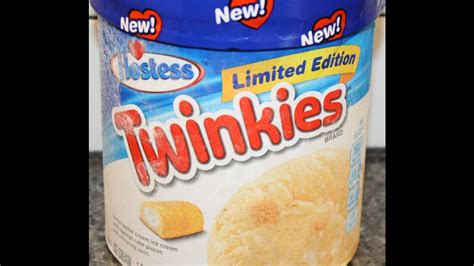 Hostess Twinkies Ice Cream Review - YouTube