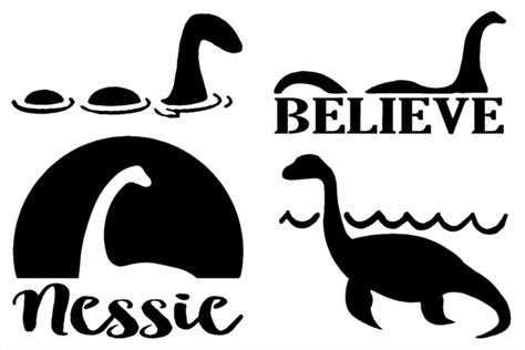 Buy Loch Ness Monster, Nessie Decals (Loch Ness Black) Online at ...