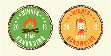 Camp NaNoWriMo 2013 on Behance