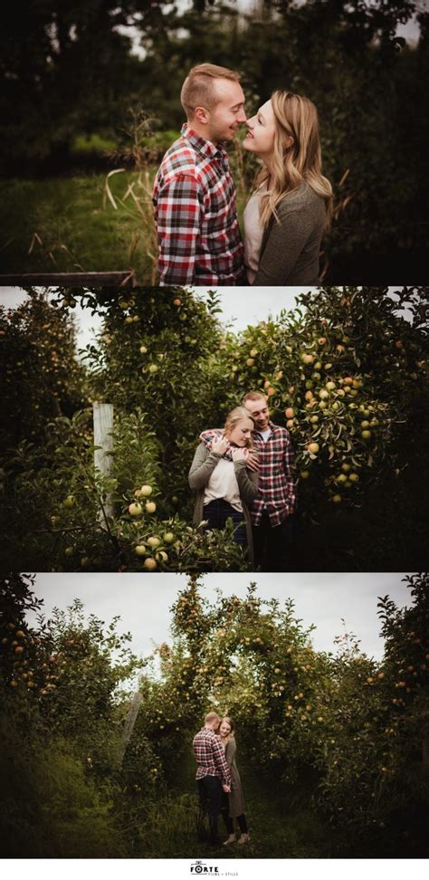 Barthel Fruit Farm Mequon Engagement Photos - FORTE