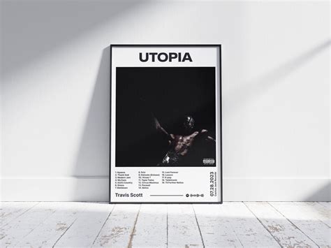 Travis Scott UTOPIA Album Poster Home Decor Travis - Etsy