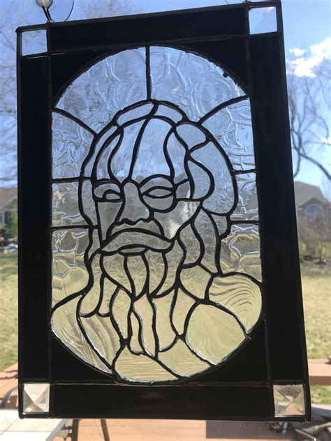 Portrait of Socrates : r/stainedglassartists