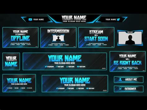 150+ FREE Stream Overlay Templates | Graphic Design Resources