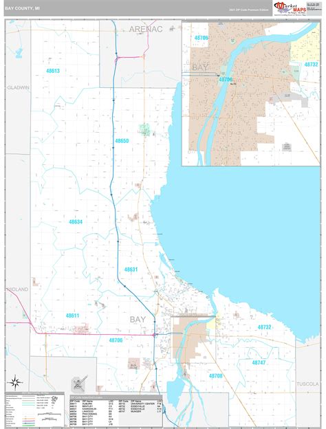 Bay Area County Map