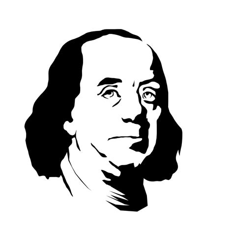 Benjamin Franklin Silhouette at GetDrawings | Free download