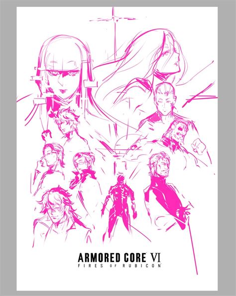 Armored Core poster test : r/armoredcore