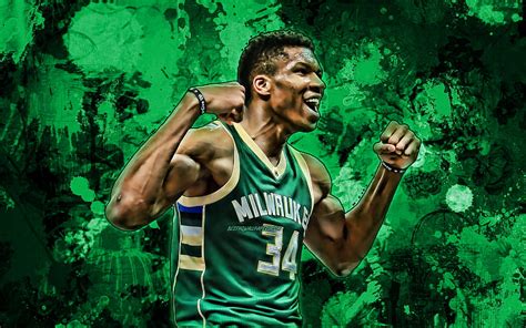 Giannis Antetokounmpo, Greek basketball player, NBA, USA, basketball, Milwaukee Bucks, HD ...