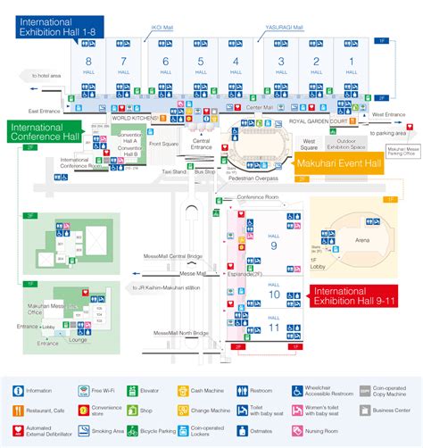 Maps and directions, and visitor services | MAKUHARI MESSE