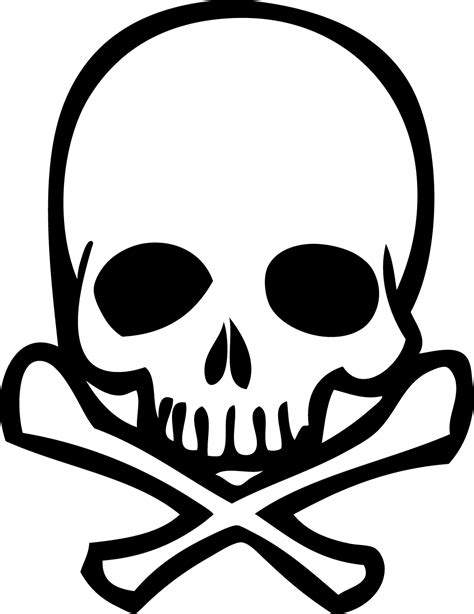 Skull and crossbones Drawing Human skull symbolism Clip art - Transparent Skull Cliparts png ...