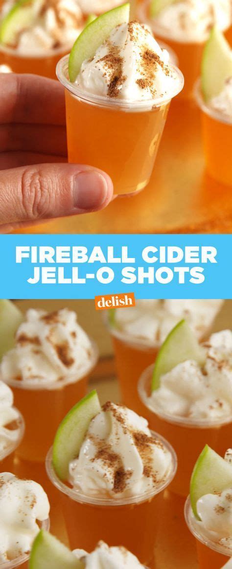 If You're Not Celebrating Fall With Fireball Cider Jell-O Shots, Who ...