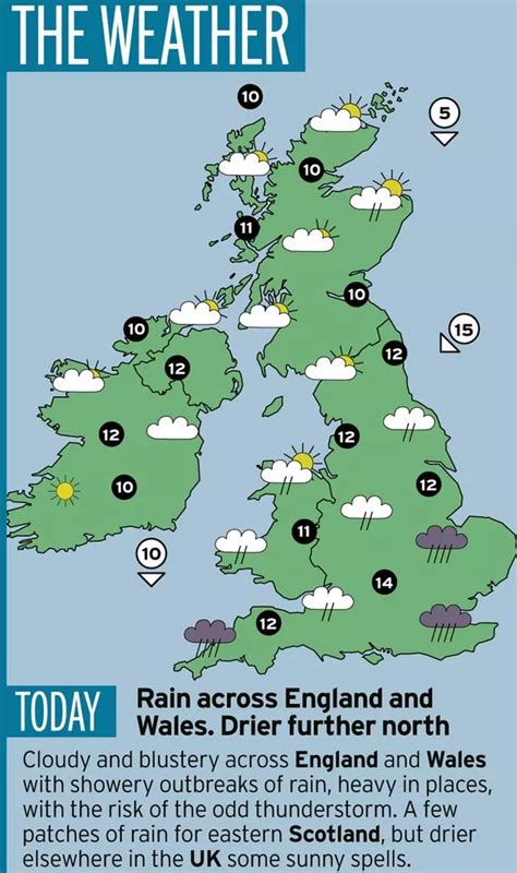 UK weather: Britain set for half a month's rain in just 24 hours along with 50mph gales - Mirror ...