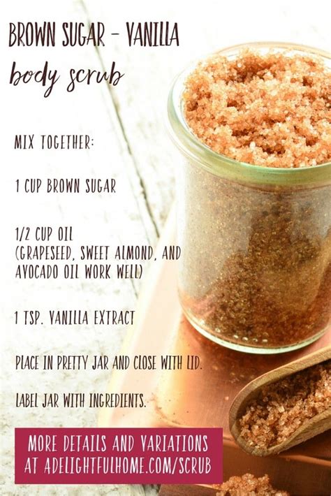 This is one of the simplest #diy body scrub recipes you'll ever make. The best part is, you ...