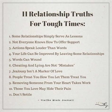 11 Relationship Truths For Tough Times | Tough times quotes, Healthy ...