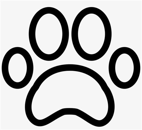 Paw Print - - Coloriage Patte De Chien - 980x850 PNG Download - PNGkit