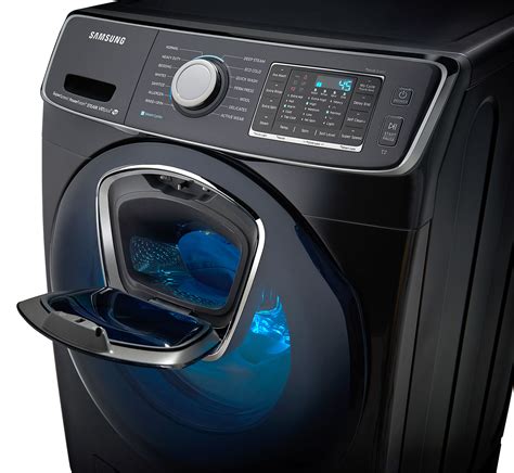 Samsung 5.8 Cu. Ft. Front-Load Washer – Black Stainless Steel ...