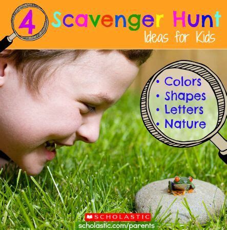 Preschool Scavenger Hunts: Learning Through Observation | Kids learning activities, Preschool ...