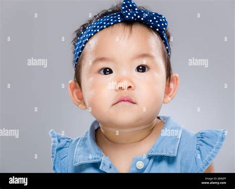 Baby girl portrait Stock Photo - Alamy