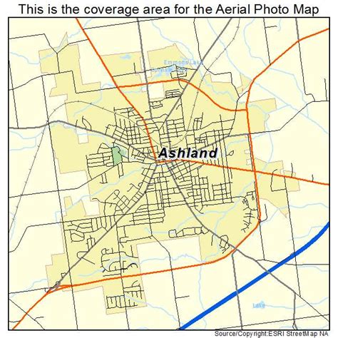 Ashland County OH Zip Code Wall Map Basic Style By MarketMAPS | Maps Of Ohio