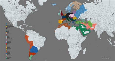 Current culture map for my Overhaul Mod : r/eu4